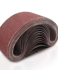 3X18 Inch Sanding Belt Set With 21 Belts Aluminum Oxide Paper For Sander Woodworking Assorted Grit 40 60 80 120 180 240 320