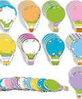 Hot Air Balloon Sticky Notes Bulk Pack, 36 Packs In 9 Styles, 1080 Sheets Total, 2.9 X 3.9 Inch Self-Stick Removable Pads Display