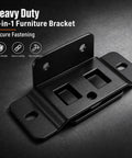 Heavy Duty 2 In 1 Quick Fitting Furniture Corner Bracket Made From Cold Rolled Steel With Safety Card Slot