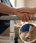 Built Tough Heavy Duty Toilet Safety Rails With Stable Stainless Steel Frame Grab Bar Handles Adjustable Height