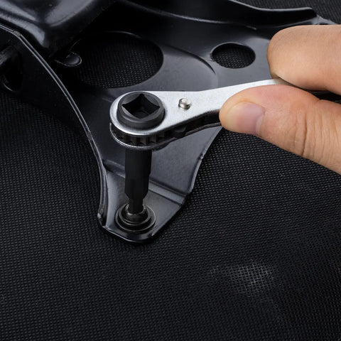 Using Hex Key Adapter For 3/16 To 5/16 Inch, Ratchet Wrench Hexagon Bit Kit, HVAC Valve Opener For Air Conditioning