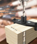 Pro Dowel Jig Kit For Floating Shelf Brackets Self Centering Drill Guide For Straight Holes Easy Hidden Shelf Install