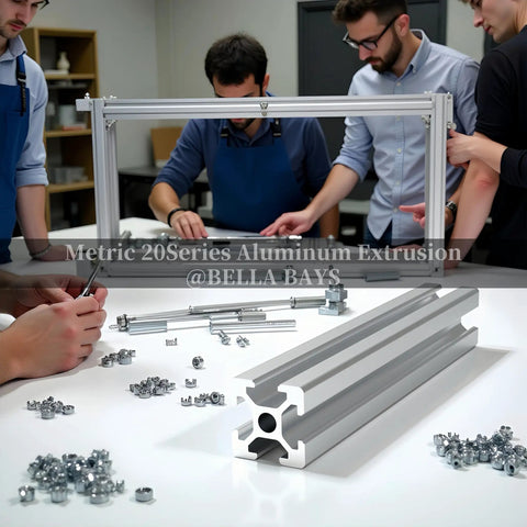 Ten Pack 39.37 Inch 1000Mm V Slot Aluminum Extrusion Profiles Black Anodized European Standard Linear Rail Guide Frame