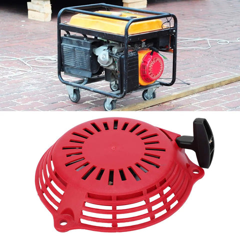 Durable PVC Manual Pull Start Assembly For Garden Tools And Industrial Equipment Tough Replacement Part For GCV160 Engine Pull Starter Easy Fit And Built To Last Performance red manual pull start for GCV160 generator