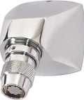 Institutional Pro Grade 1 Spray 1 Inch Fixed Showerhead With Anchor Plate In Polished Chrome For Tile Installs