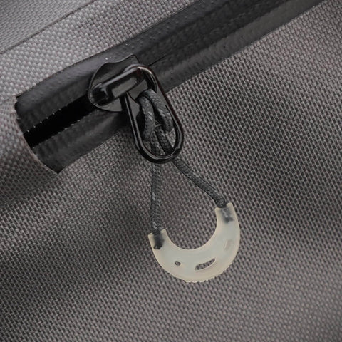 Glow In The Dark Zipper Pull Replacement Nylon 3 Pack U Shape Grey For Backpacks Clothing And Any Zippered Gear Durable Nylon