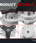 Top Shelf Heavy Duty Engine Water Pump With Gasket For 08 To 10 Chrysler Town And Country Dodge Grand Caravan Routan 3.3L 3.8L Oem 4648952Ba detailed views.