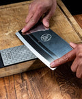 Using 11 Piece Diamond Sharpening Stone Set With Angle Guide And Leather Strop, Whetstone Honeycomb Surface With Non Slip Base