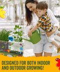Mother and child using Hands On Kid Friendly Root Viewer Planting Kit With Seeds And Garden Supplies For Home And Classroom STEM Learning Dual Growth Options Soil Or Hydroponic Fun Gifts For Ages 6 And Up