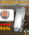 Dryer Heating Element Assembly Replacement For Front Load Dryers 240V 5400W NiCr Heating Coil Plug N Play Install metal