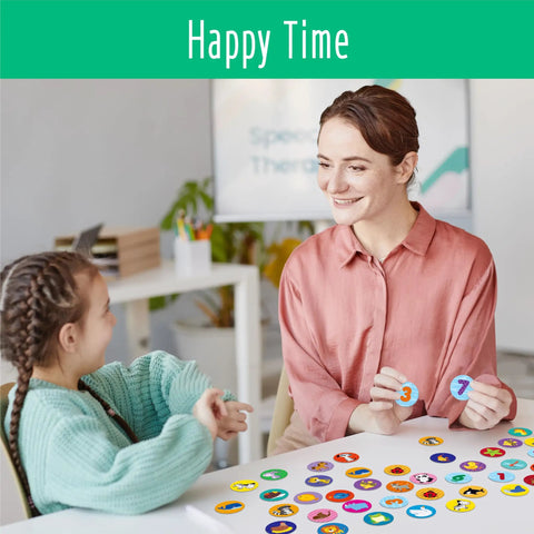 Person playing Math Games Round Cards For Kids Add Subtract Fun And Easy 120 Math Facts Cards with child at a table.