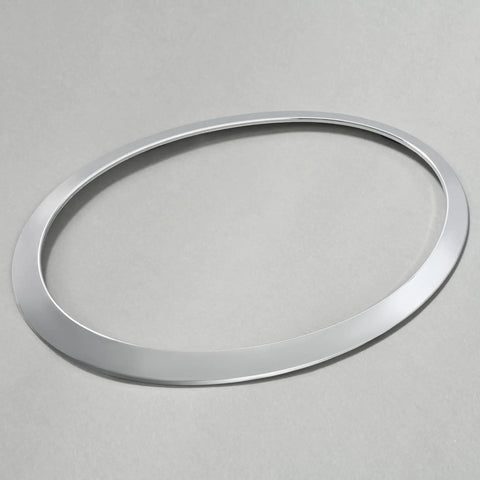 Headlight Bezel Replacement for 2014 to 2024 Mini Cooper S F55 F56 F57 Hatchback Right Side No Hassle Install Silvery ABS Plastic