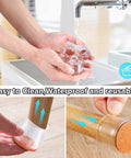 Upgraded 2mm Thick Silicone Chair Leg Floor Protectors for Hardwood Floors with Round and Square Cap Covers being washed