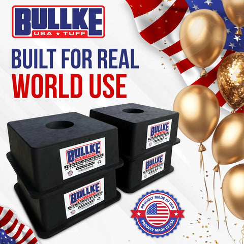 Heavy Duty Trailer Jack Blocks For RVs Up To 18,000 Lbs, UV Resistant Stabilizing Pads, built for real world use, made in USA