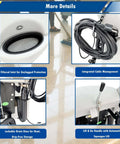 Details of Heavy Duty Industrial Corded Floor Scrubber Workhorse With 16.3 Inch Brush And 1750 Square Meters Per Hour Cleaning