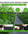 Heavy Duty 4ft By 300ft Weed Barrier Landscape Fabric Ground Cover 3.5oz Woven Polypropylene Geotextile Weed Blocker