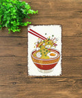 Funny Vintage Delicious Ramen Bowl Metal Sign Tin Wall Art 8x12 Inches For Kitchen Office Garage Home Decor Durable Aluminum