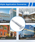 Beefed Up Panic Bar For Exit Doors Stainless Steel Push Bar With Lock Alarm And Fireproof Protection