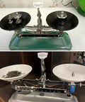 Pro Grade Calibration Weight Set 1000g With Case And Tweezers For Digital Scales M2 Class on traditional balance scales.