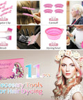 11 Piece Hair Coloring Kit For Home Dyeing With Pro Grade Tools Including Mixing Bowl Dye Brush Clips And Earmuffs