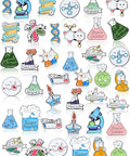40 Piece Science Enamel Pins Set For Backpacks And Bags, 20 Fun Lab Theme Badges, Cute Kawaii Scientist Pins For School