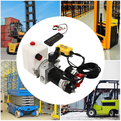 Heavy Duty Electric Hydraulic Pump With Remote Control Rock Solid 1.5 Liter DC 12V Power Unit For Dump Trailers And Truck Beds Built Dang Tough And Always Ready To Roll
