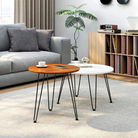 22 Inch Hairpin Table Legs Set Of 4 Heavy Duty Black Metal Furniture Legs For DIY Projects in modern coffee table setup