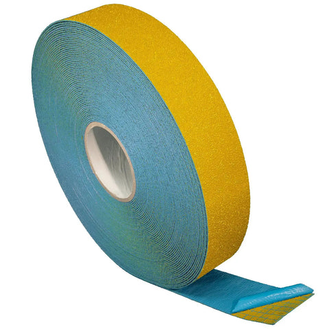 Slip Resistant Sensory Path And Safety Tape For Outdoors, Heavy Duty Rubber Base, Yellow Reflective Pavement Marking Tape RPT 750 roll