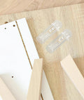 Durable Plastic Shelf Support Clips 10 Pack ABS Shelf Pins with wood and white panels for shelves