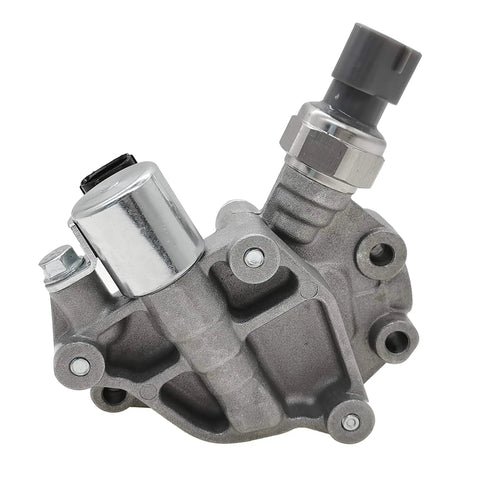 Timing Solenoid Spool Valve Assembly With Gasket 15810 RKB J01 shown in metallic finish