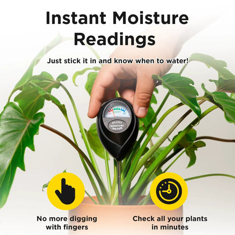 Soil Moisture Meter Hygrometer For Indoor And Outdoor Plants No Batteries Required Easy Readings For Garden Lawn Potted Plants Farm Care Accurate Water Level Monitoring in potted plant