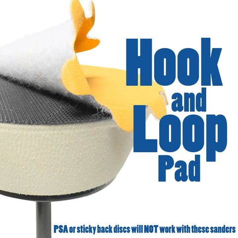 Close-up of hook and loop pad from 129 Piece Flex Edge Sanding Discs Kit For Drill 1 Inch 2 Inch And 3 Inch, Curved And Flat Surface Mandrel Kit.
