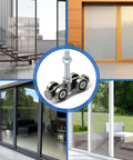 Hidden Bolt Design 4 Wheel Silent Trolley Rollers Compatible With 1-5/8 Inch Wide And Taller Strut Channels Using M10 Bolt.