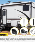 RV with Go To Fifth Wheel Landing Gear Box Replacement for RV Universal Mount 276602 179015 compatible with Lippert Venture