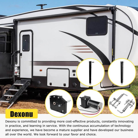 RV with Go To Fifth Wheel Landing Gear Box Replacement for RV Universal Mount 276602 179015 compatible with Lippert Venture