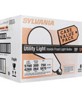 Beefy 300W PS30 Incandescent Light Bulbs 6 Pack For E26 Medium Base Frosted Warm White 2850K High Output Utility Lamps Box