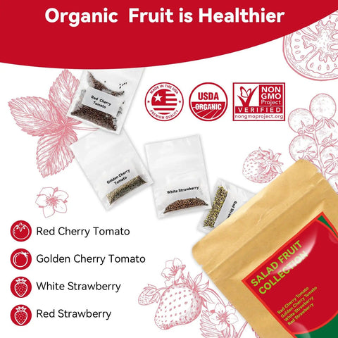 Hydroponic Seed Pod Kit For All Systems With Seven Pods And 350 Seeds Plus Lets You Grow Red Cherry Tomato Golden Cherry Tomato