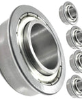 4 Pack Front Wheel Bearings For Lawn Mowers Replaces 786103 Sealed Upgrade With High Temperature Grease Up To 400F And Heavy Duty Steel Seals For Long Lasting Performance, sealed steel bearings