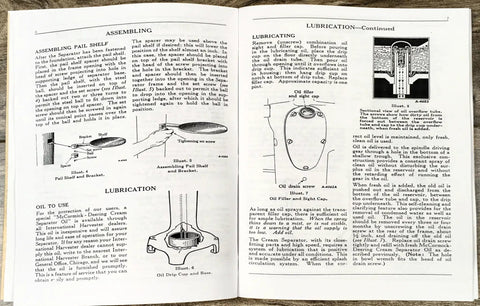McCormick Cream Milk Separator Operator Manual for 2S 3S 4S 5S DIY Maintenance Guide Built to Last, Factory OEM Authored Service and Parts Manual for Farm Dairy Gear, Clear Hands On Instructions, Save Time and Frustration open pages