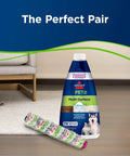 Bissell CrossWave multi-surface pet brush roll with blue floor cleaner bottle, 1 each.
