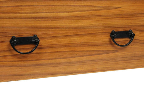 Set Of 2 Antique Chest Handles And Pulls For Treasure Chests Crates And Storage Boxes Heavy Duty Cast Iron Hardware With Black Powder Coat