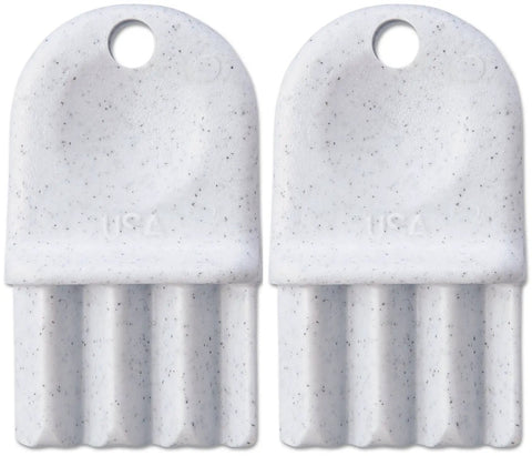 Waffle Toilet Paper Dispenser Key Set 2 Pack Universal Fit White Easy Lock Access Durable Construction