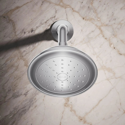 Artifacts Single Function Showerhead With Katalyst Air Induction Technology 2.5 Gpm 66 Nozzle Sprayface in polished chrome
