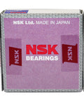 Rock Solid Heavy Duty Deep Groove Ball Bearing 6903DDU Double Rubber Seals 17X30X7MM packaging by NSK, made in Japan.