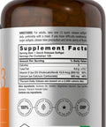 Side view of Calcium With Vitamin D3 600 Mg Softgels For Strong Bones And Daily Health Non GMO Gluten Free 120 Count bottle