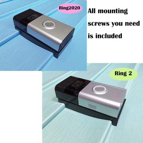 Vinyl Siding Mount For Video Doorbell 2020 2 3 4 3Plus 4Plus No Tilt Fixes Angled Install On Standard Vinyl Siding