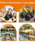 Six Pack Citronella Tabletop Torches For Outdoor Vibes in patio, garden, party, and yard settings with metal oil burners