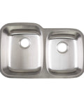 18 Gauge Stainless Steel Undermount Double Bowl Kitchen Sink Satin Finish Built To Last With Heavy Duty Sound Guard Rust