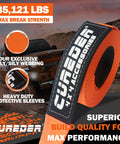 Heavy Duty Tow Strap 3 Inch By 30 Foot Snatch Recovery Rope For Off Road And Truck Towing Lab Tested 35121 Pounds Break Strength