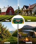4 Pack Solar Powered Ultrasonic Animal Repeller Outdoor Waterproof Pest Deterrent For Deer Cats Dogs Squirrels Raccoons Rabbits With Motion Sensor And Flashing Light for farm, yard, orchard, camping